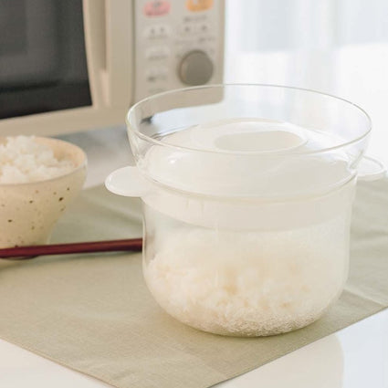 Hario Microwavable Glass Rice Cooker