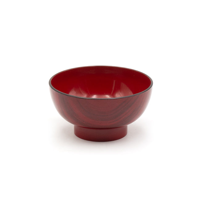 Japanese Red Lacquer Bowl - Set of 3