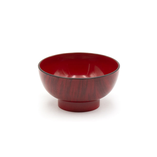 Japanese Red Lacquer Bowl - Set of 3
