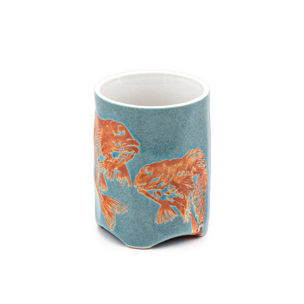 Koi Fish Ceramic Cup