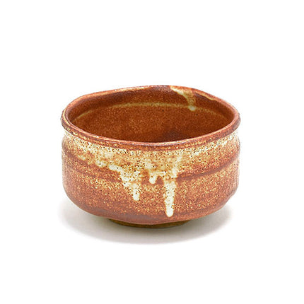 Matcha Bowl 5"Dx3.25"H, Burnt Orange