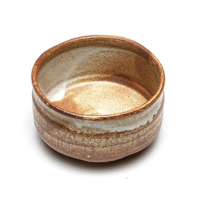 Matcha Bowl 3.25"H - Orange Brown