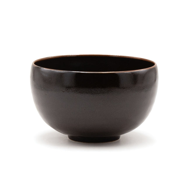 Japanese Ceramic Rice Bowl - Brown