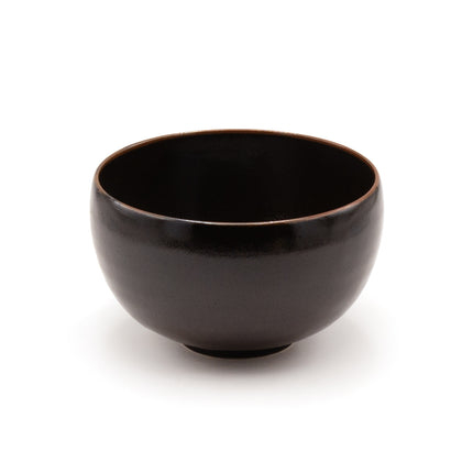 Japanese Ceramic Rice Bowl - Brown