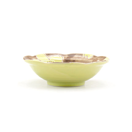 Green Floral Pattern Bowl Set of 4