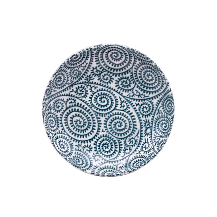 Blue Porcelain Plate 5.25"D