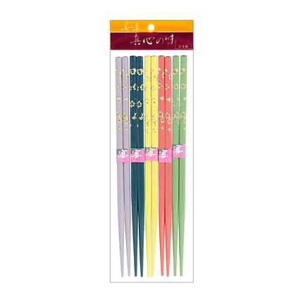 Colorful Blossom Chopsticks - Set of 5