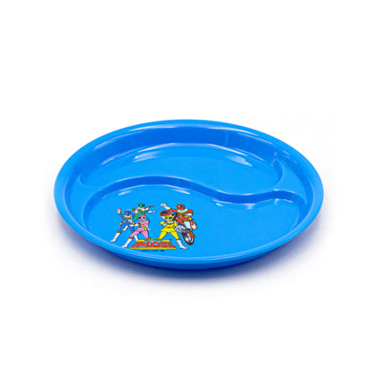 Blue Kids Lunch Plate Power Rangers Print - Set of 10