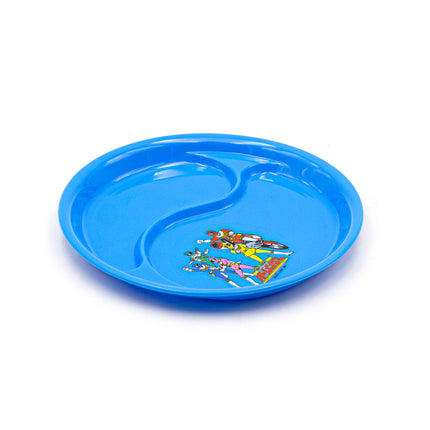 Blue Kids Lunch Plate Power Rangers Print - Set of 10