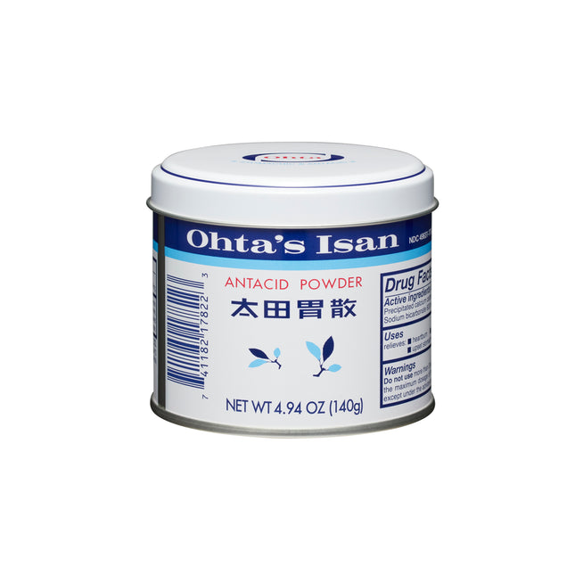 [Ohta's Isan 일본 대표 위장약 '오타이산'] Antacid Herbal Powder, Made in Japan - Large Single Can (4.94 oz)